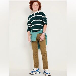 NWOT! Old Navy Khaki Slim Fit 360’ Stretch Pants for Boys.